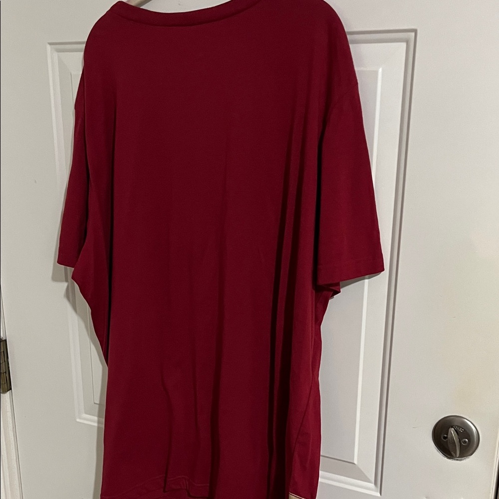 Dark Red Short Sleeve Tee - Picture 7 of 8
